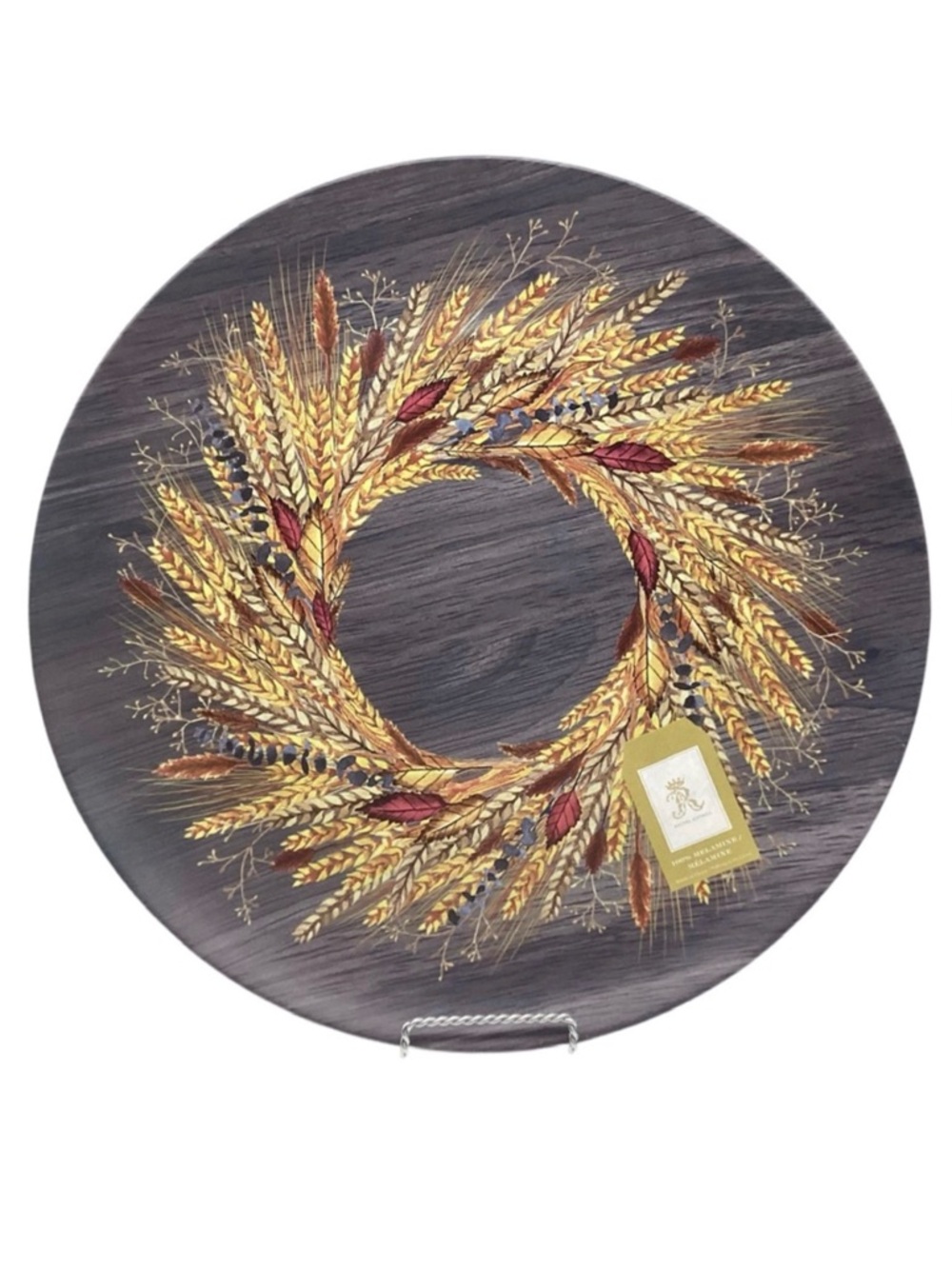 Rachel Ashwell 15” Round Melamine Serving Tray Platter (NWT)